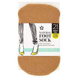 Superdrug 2 Pack Seamfree Foot Socks Natural GOODS Superdrug   