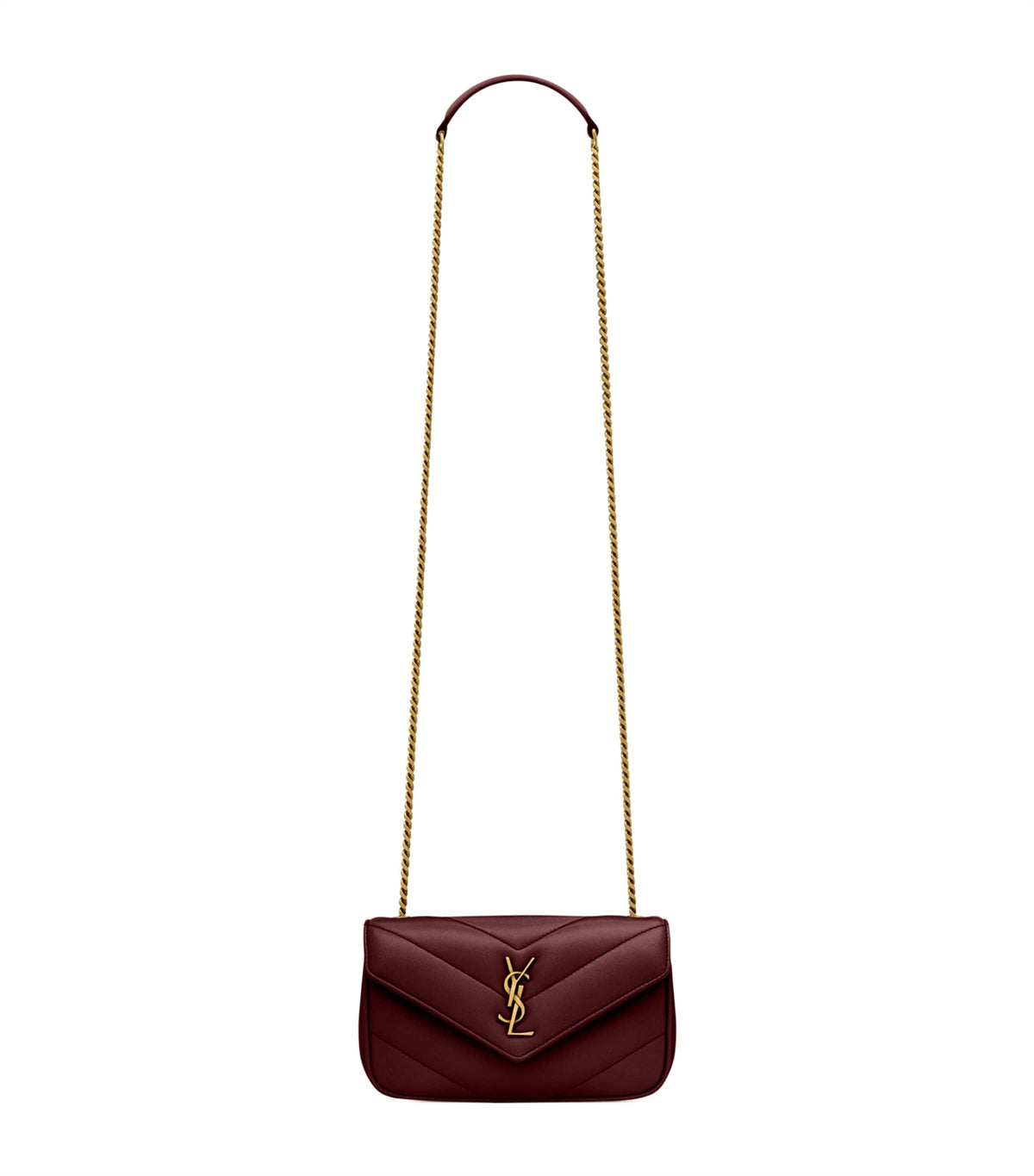Saint Laurent Mini Loulou shoulder bag 20cm (British brand)