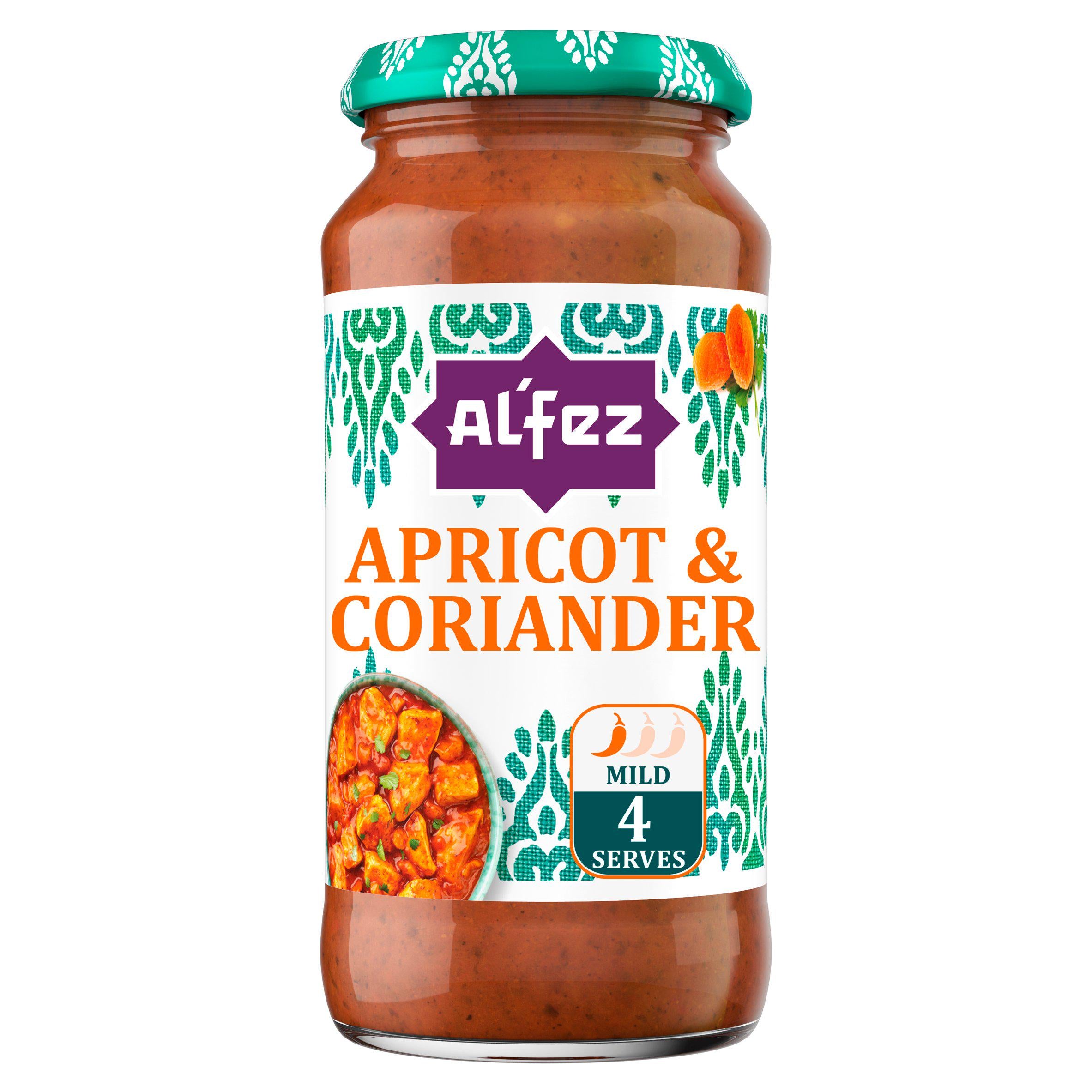 Al'Fez Middle Eastern Apricot & Coriander Sauce 450g Cooking sauces & meal kits Sainsburys   