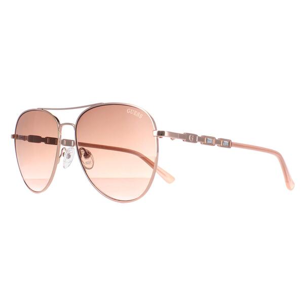 Guess GF6143 gold women sunglasses aviator frame (British brand)
