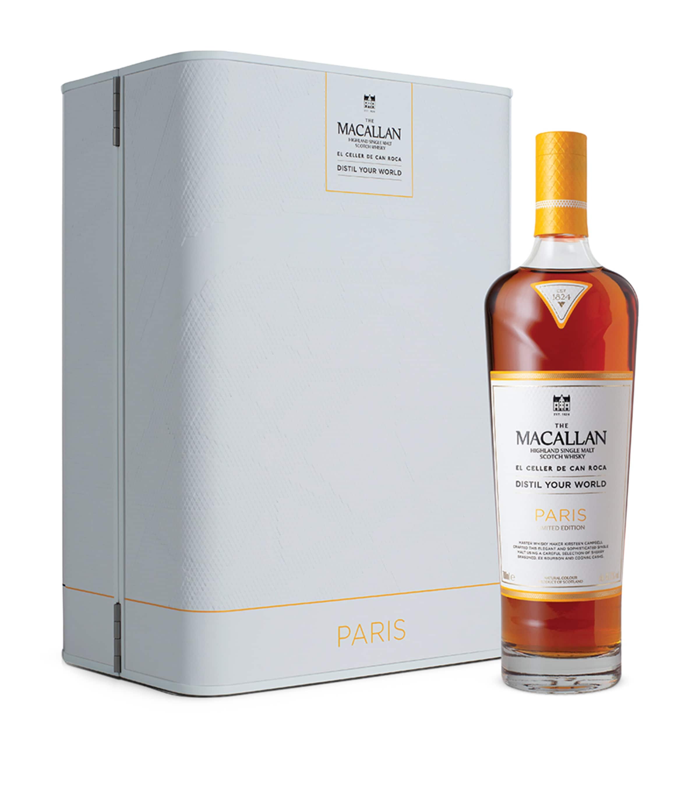 The Macallan single malt Scotch whisky Distil Your World Paris Edition 70cl - British product
