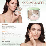 Livingandhome contour highlight palette cool skin 15.5g - British product