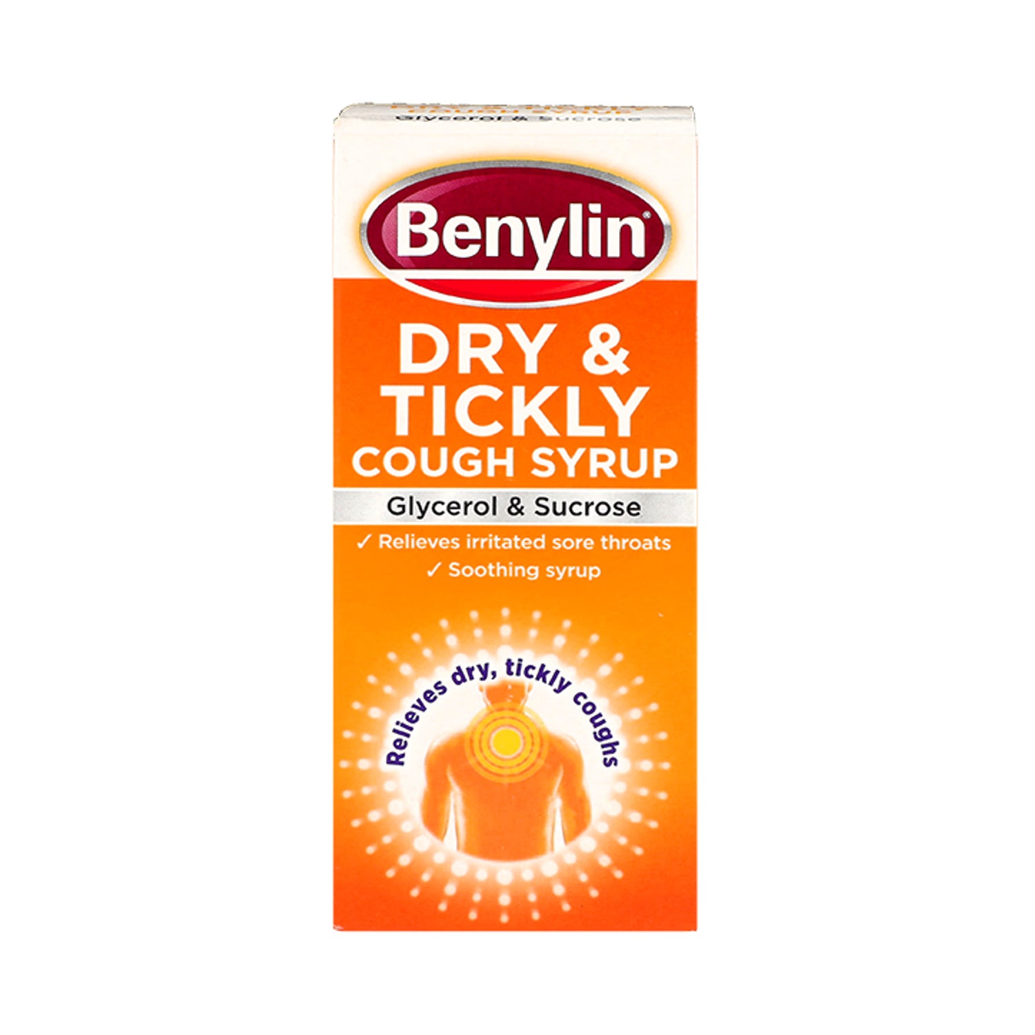 Benylin dry & tickly cough syrup 150ml - British product