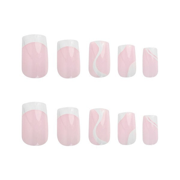 Invogue French Dream Square Nails (24 Pieces) GOODS Superdrug   