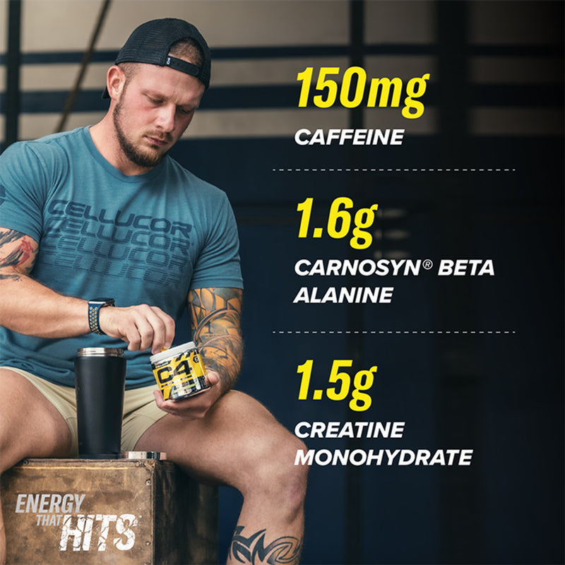 Cellucor C4 Original Pre-Workout Green Apple 180g - British product