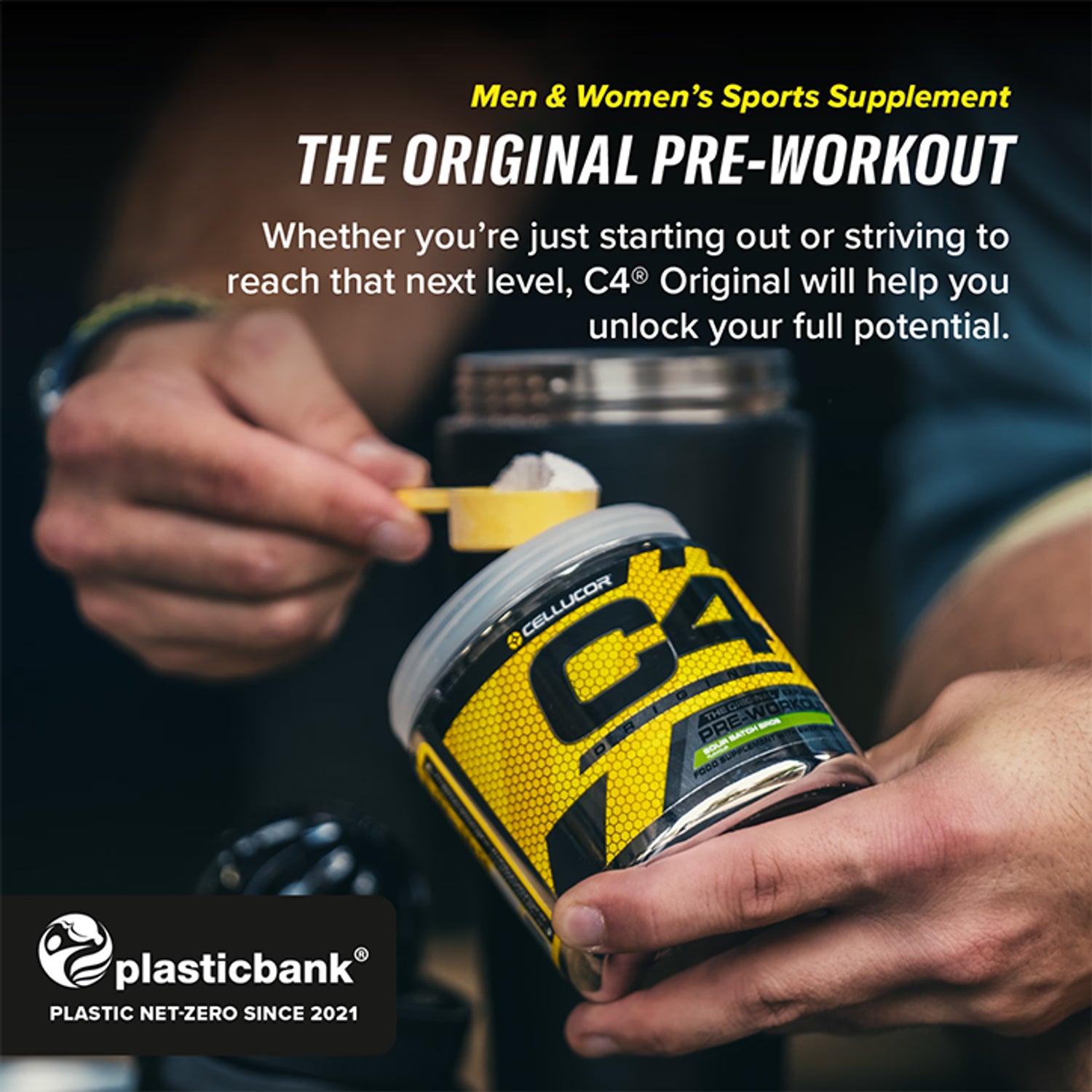Cellucor C4 Original Pre-Workout Green Apple 180g - British product