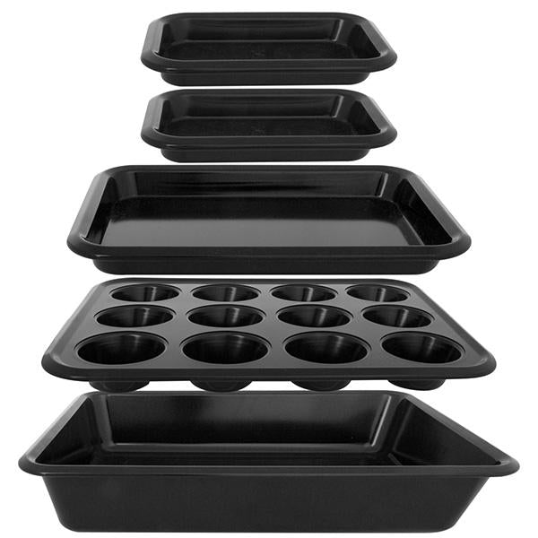 Habitat Heavy Gauge Bakeware Set 5Pc bakeware Sainsburys   