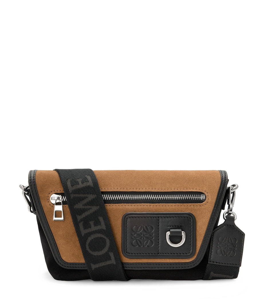 LOEWE Mini Flex messenger bag compact size, imported from the UK