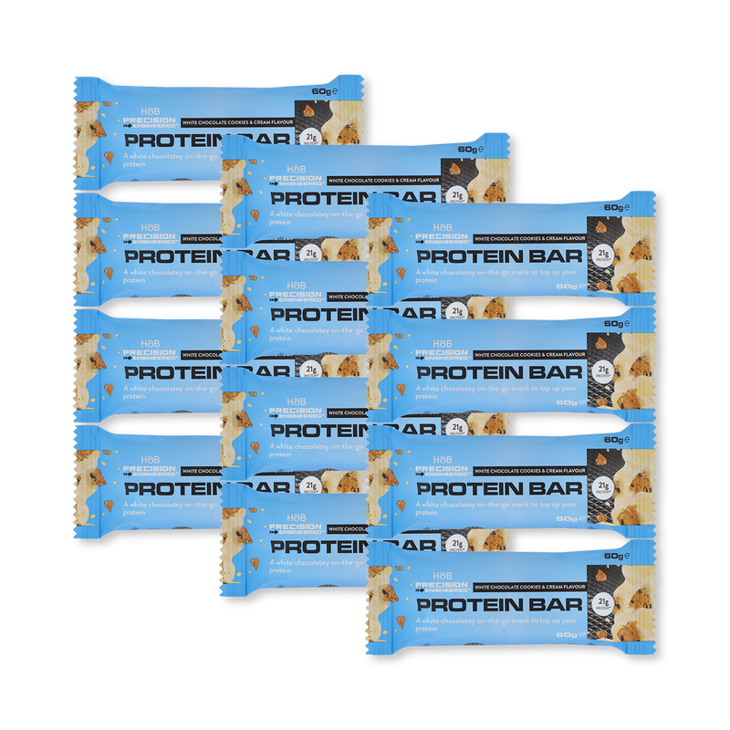 White chocolate cookies & cream protein bar 12x60g (British brand)