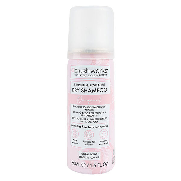 Brushworks Refresh & Revitalise Floral Dry Shampoo - 50ml GOODS Superdrug   