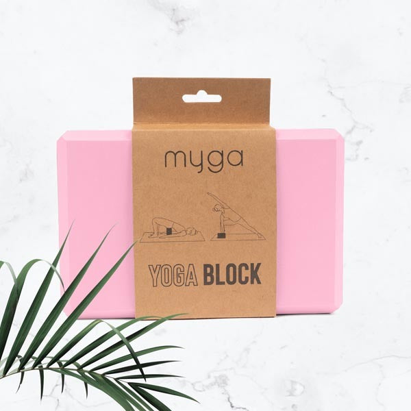 Myga Foam Yoga Block - Black