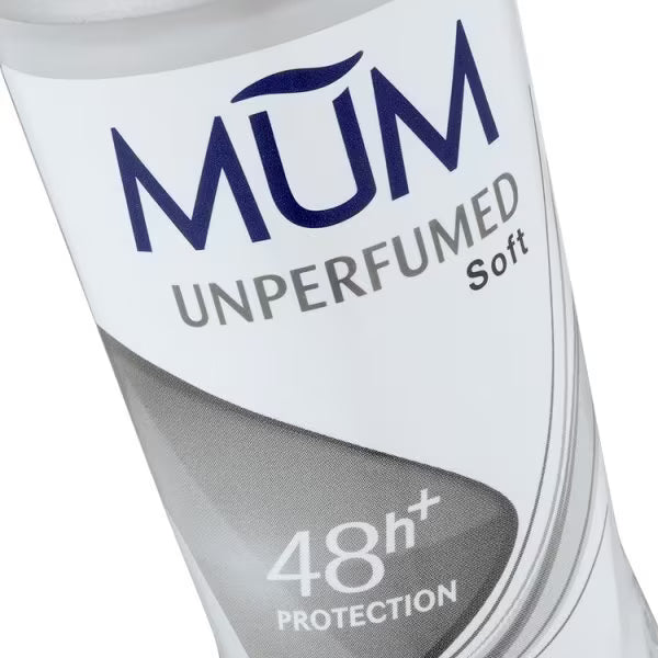 Mum Unperfumed Anti-Perspirant Roller Ball 50ml, imported from the UK
