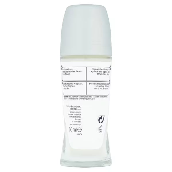 Mum Unperfumed Anti-Perspirant Roller Ball 50ml, imported from the UK