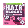 Hair Blocks solid shampoo bar Black Cherry, imported from the UK