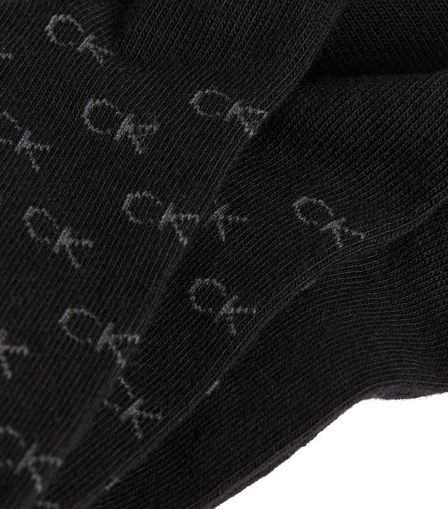Calvin Klein logo ankle socks pack of two, imported from the UK