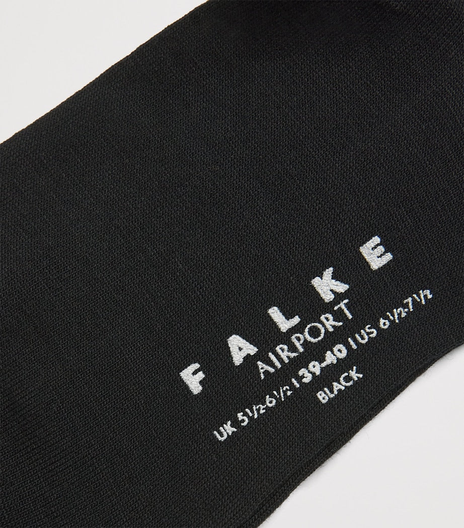 Falke virgin wool-blend airport socks, imported from the UK