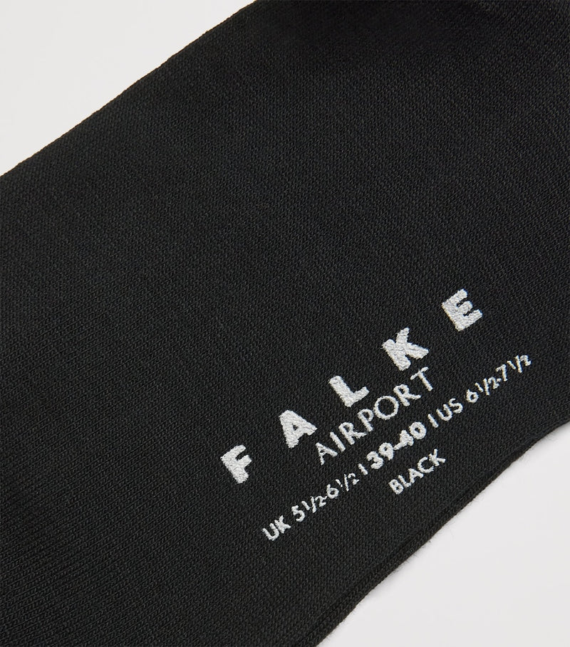 Falke virgin wool-blend airport socks, imported from the UK