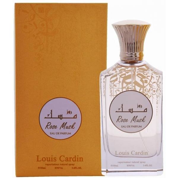 Louis Cardin Rose Musk perfume 100ml (British brand)