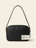 Mulberry Lennox buckle-embellished shoulder bag in leather, imported from the UK