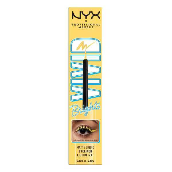 NYX Vivid Brights Liquid Eyeliner Yellow (British brand)
