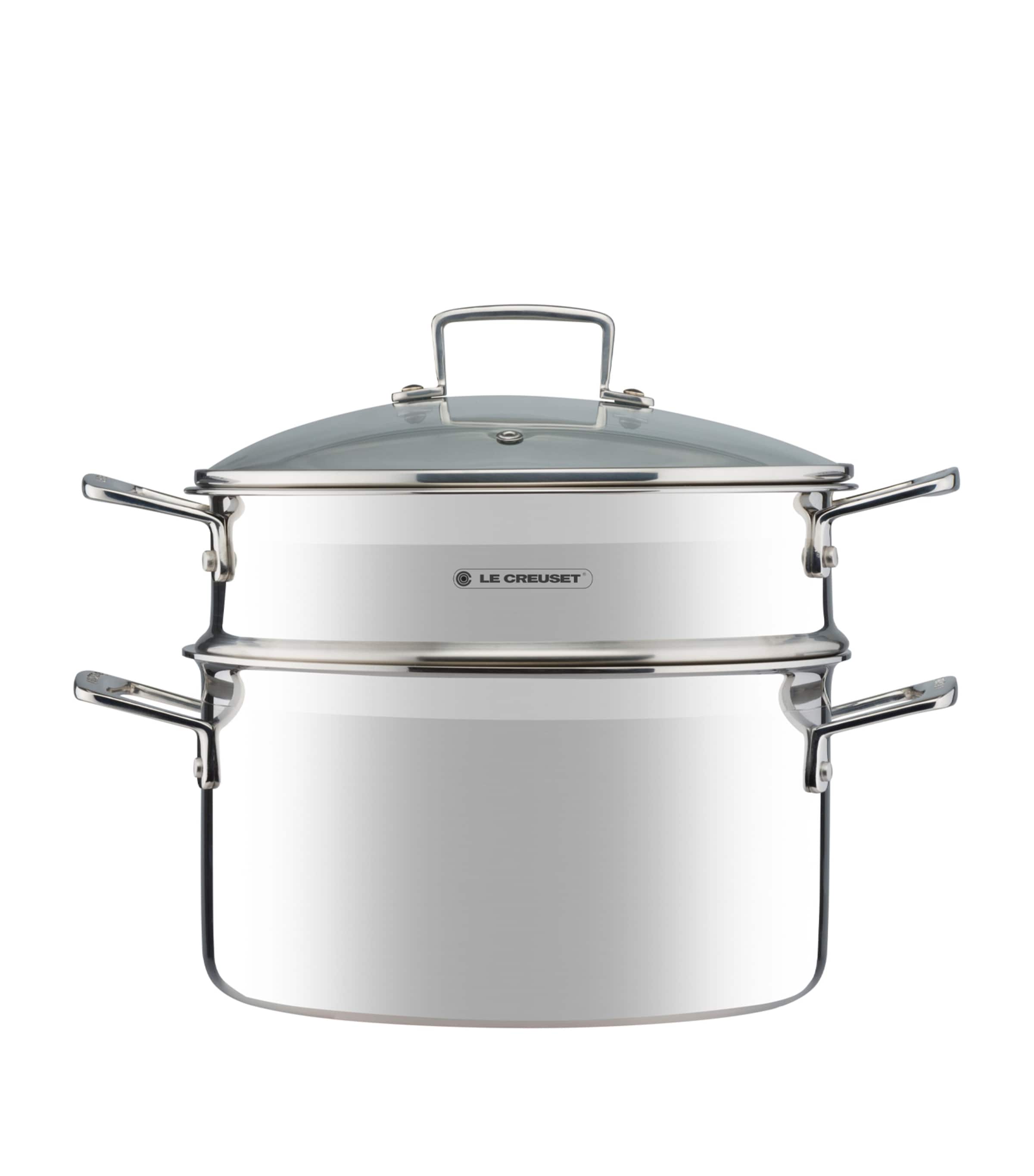 Le Creuset 3-ply stainless steel sauté multi-steamer 24cm (British brand)