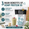 The British Hemp Co hemp protein powder 50% 500g - British product