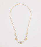 L'Atelier Nawbar Boa necklace in yellow gold with diamonds, UK version