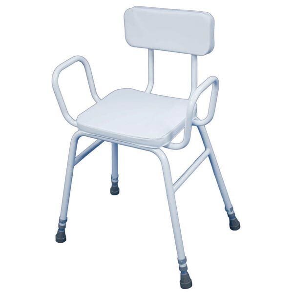 Aidapt Malling Perching Stool with Arms and Padded Back GOODS Superdrug   