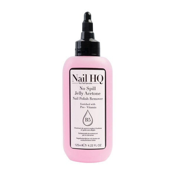 Nail HQ Acetone Jelly Nail Polish Remover 125ml, imported from the UK