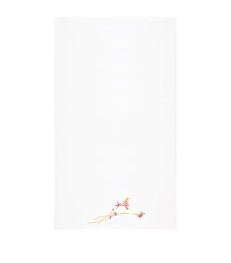 Yves Delorme floral Gaura bath mat 90cm x 160cm (British brand)