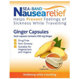 Sea-Band Nausea relief Ginger Capsules 20's GOODS Superdrug   