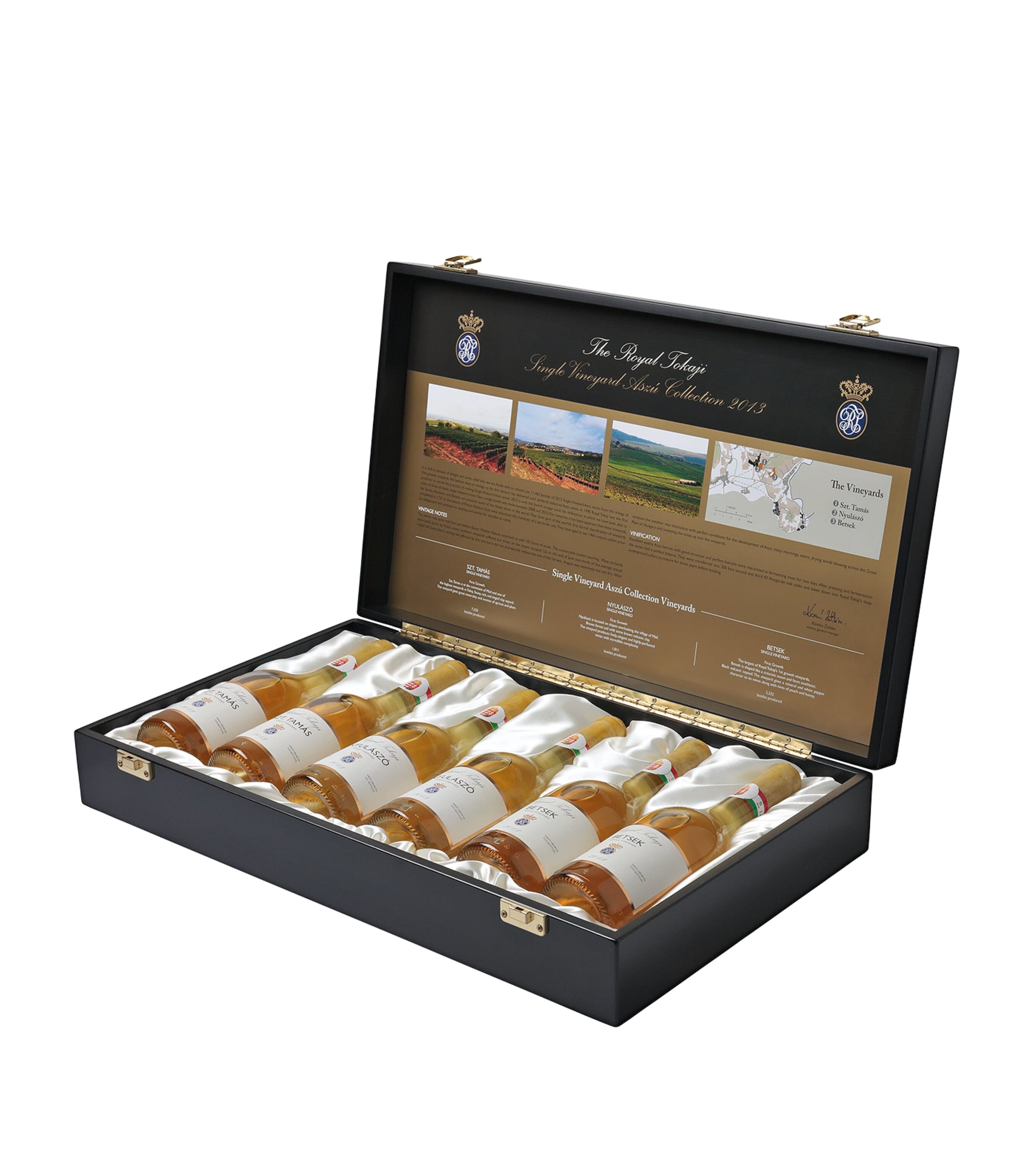 Royal Tokaji Single Vineyard Collection 2013 dessert wine 6 bottles, imported from the UK