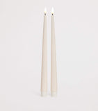 Deluxe Homeart wax LED dinner candles set of 2 - British product