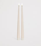 Deluxe Homeart wax LED dinner candles set of 2 - British product