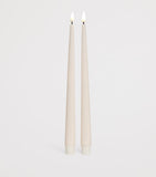 Deluxe Homeart wax LED dinner candles set of 2 - British product