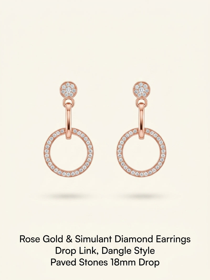 Cartier Juste un Clou diamond earrings rose gold 1.45ct - British product