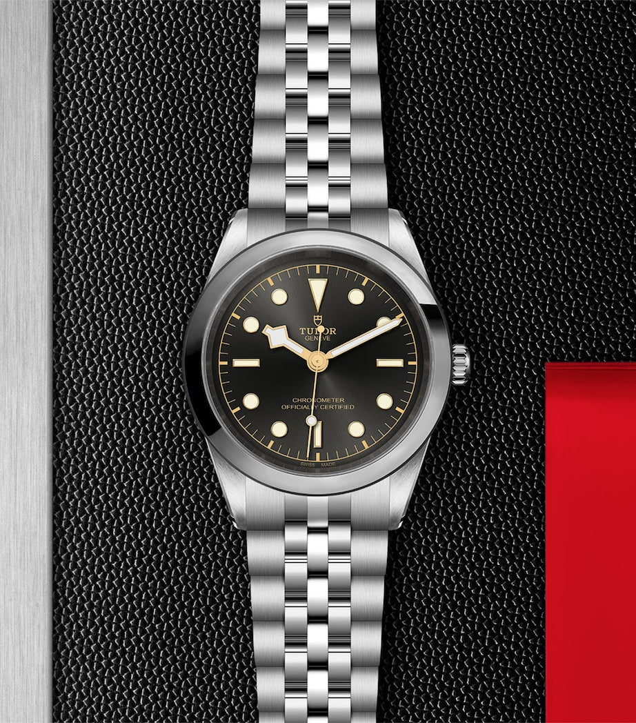 Tudor Black Bay One stainless steel watch 41mm - British product