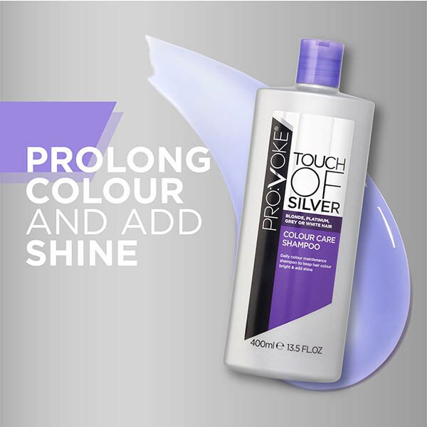 PRO:VOKE Touch of Silver Colour Care Purple Shampoo 400ml GOODS Superdrug   