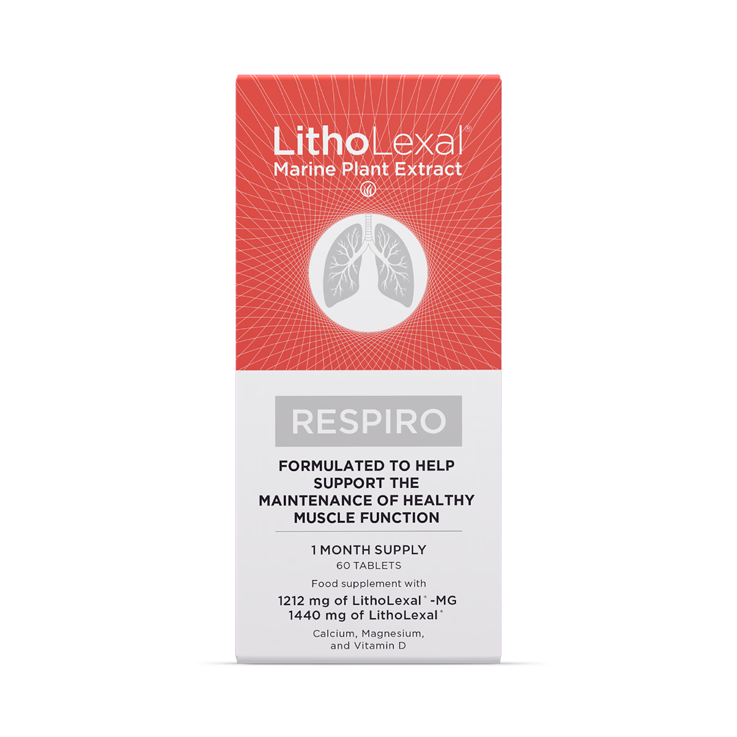 LithoLexal Respiro food supplement, UK version