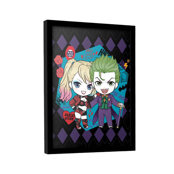 DC Comics framed print Batman Mad Love - British product