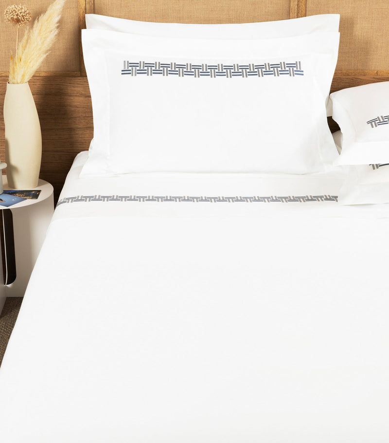 Frette Basket Weave Super King sheet set - British product