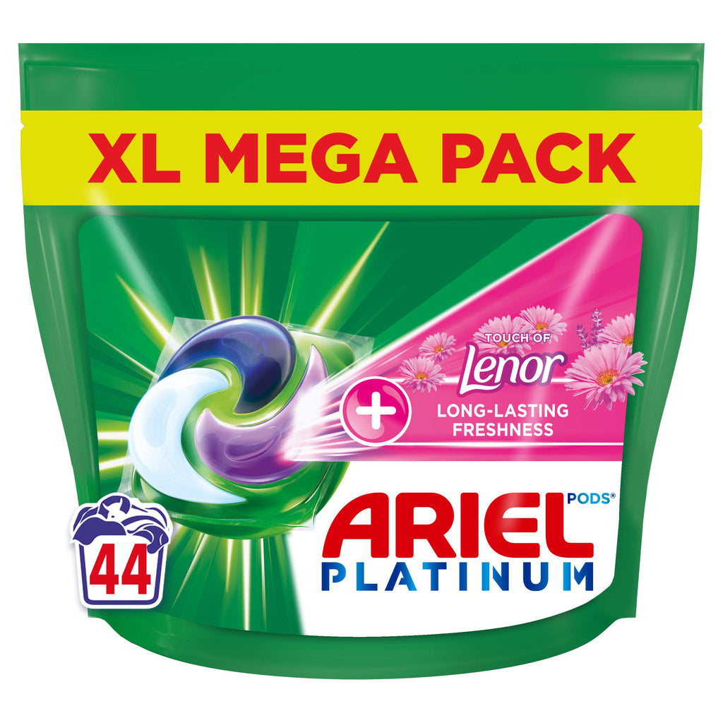 Ariel All-in-1 Pods Washing Liquid Capsules Plus Lenor 44 Washes