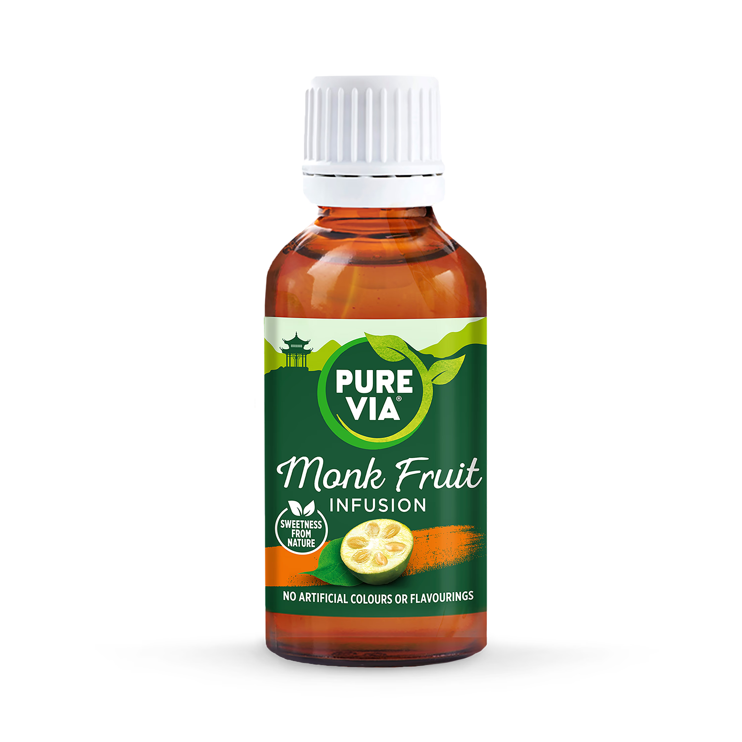 Pure Via monk fruit liquid sweetener 30 ml - British product