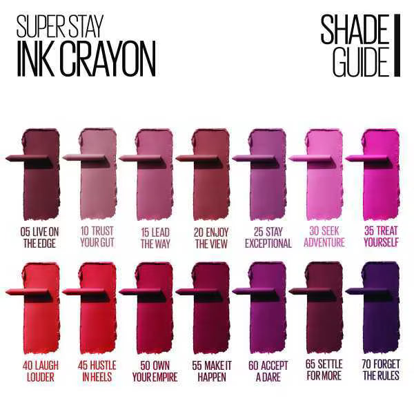 Maybelline Superstay Ink Crayon Lead The Way, imported from the UK