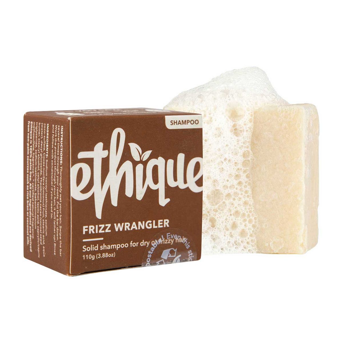 Ethique Frizz Wrangler Solid Shampoo For Dry or Damaged Hair 110g GOODS Boots   