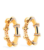 L'Atelier Nawbar 18kt gold diamond hoop earrings N93, UK version