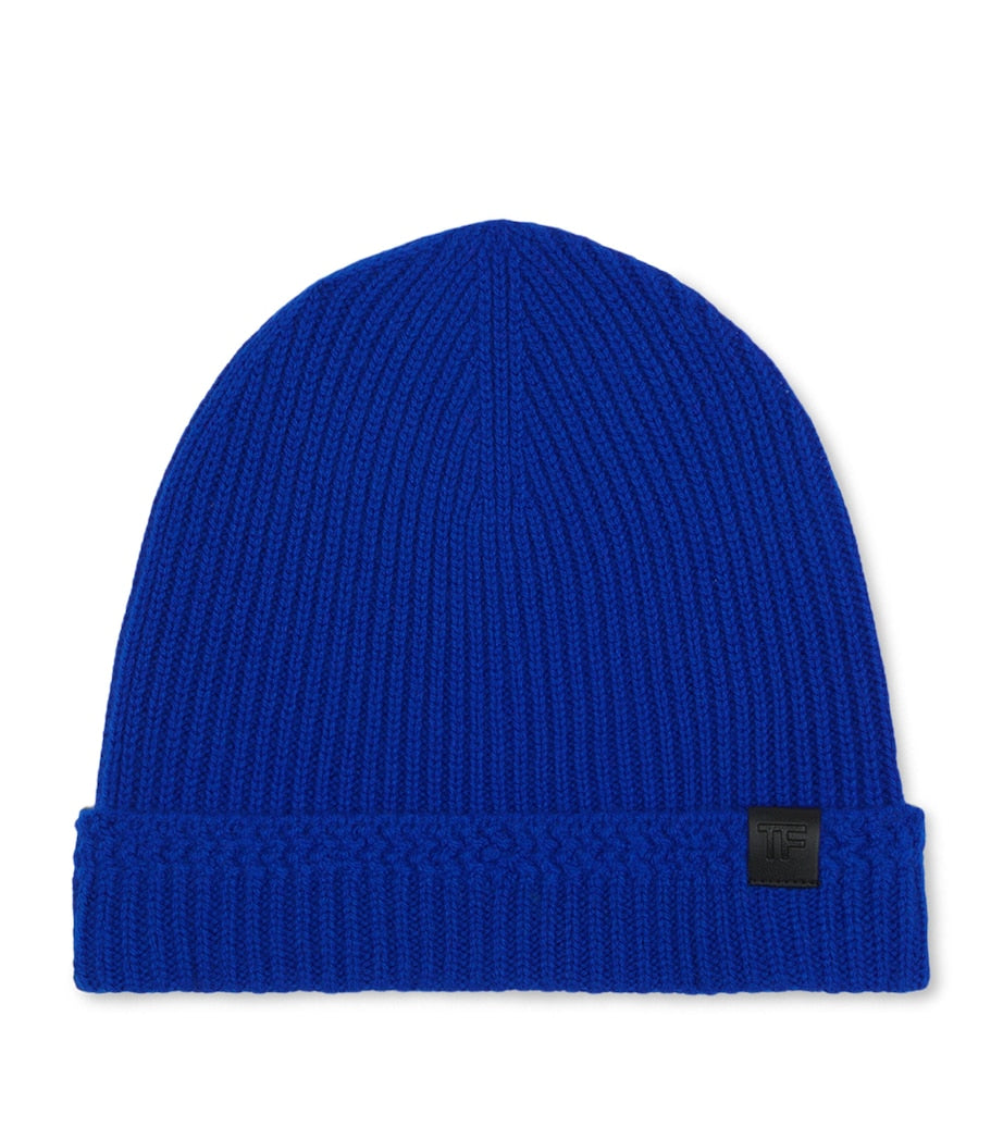 TOM FORD cashmere logo beanie, imported from the UK