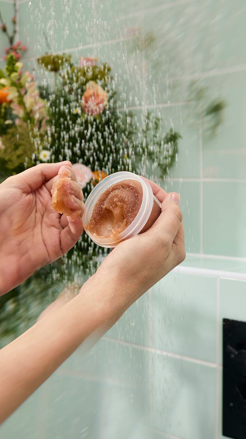 Lush Crème Brûlée body scrub, UK version