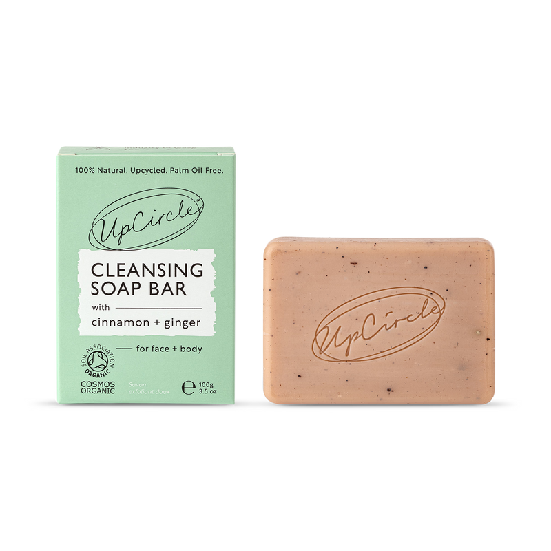 UpCircle cleansing soap bar Cinnamon Ginger 100g (British brand)