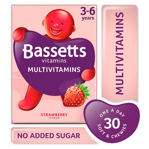 Bassetts Vitamins 3-6 Multivitamins Pastilles 30s GOODS Superdrug   